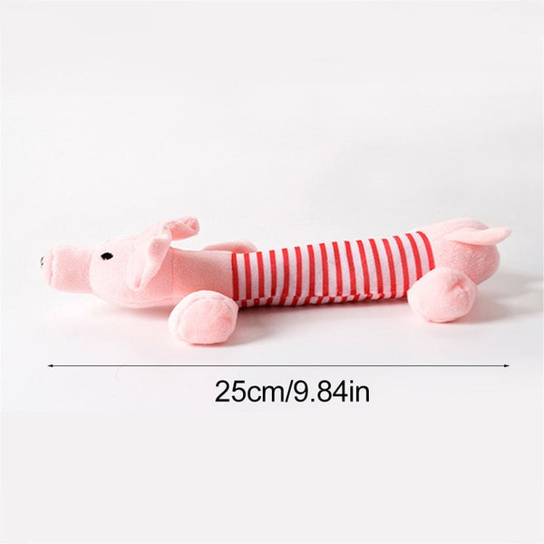 Cute Pet Dog Cat Plush Squeak Sound Dog Toys