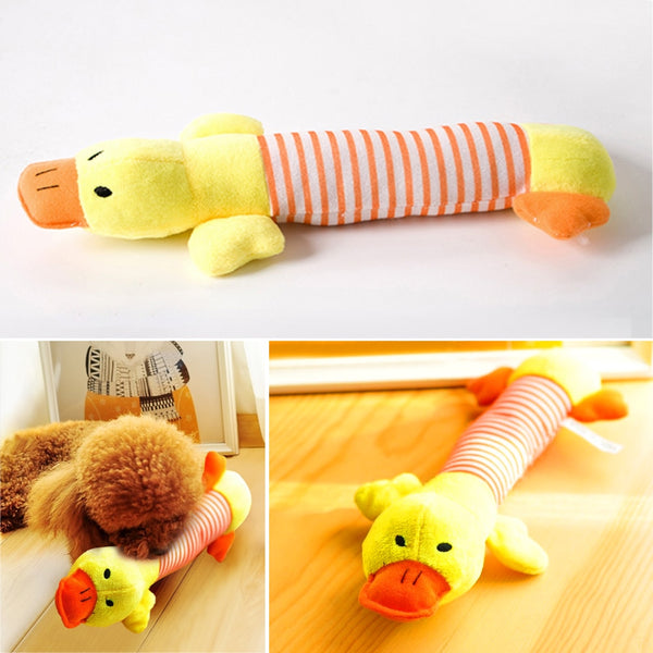 Cute Pet Dog Cat Plush Squeak Sound Dog Toys