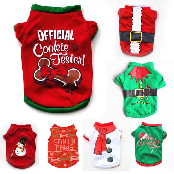 Pet Dog Clothes Christmas